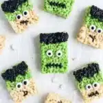 Frankenstein Rice Krispie Treats