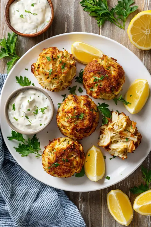 Golden & Crispy Crab Cake Recipe