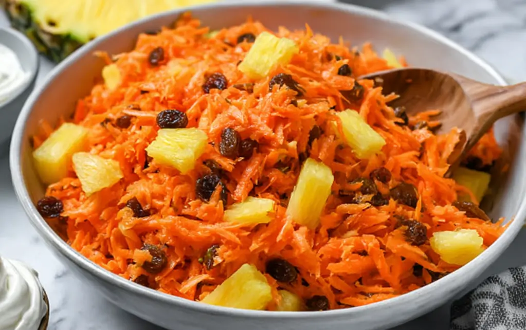Classic Carrot Raisin Pineapple Salad Recipe