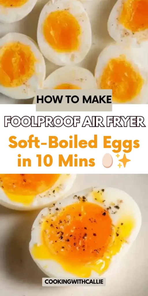 soft boiled eggs in air fryer