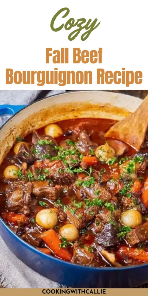 Cozy Fall Beef Bourguignon Recipe