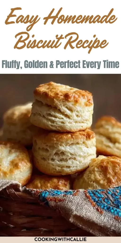 Easy Homemade Biscuit Recipe – Fluffy, Golden & Perfect Every Time