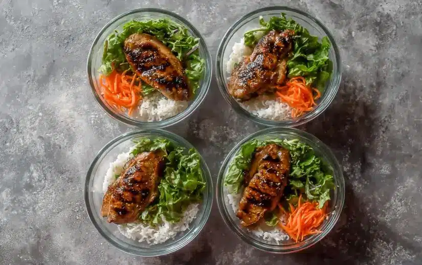 Vietnamese Grilled Chicken Meal Prep
