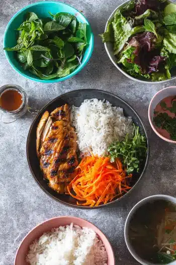Vietnamese Grilled Chicken Meal Prep