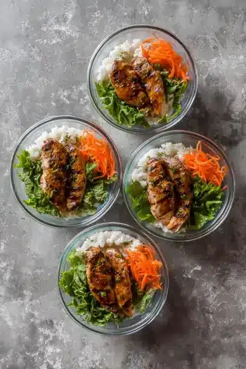 Vietnamese Grilled Chicken Meal Prep
