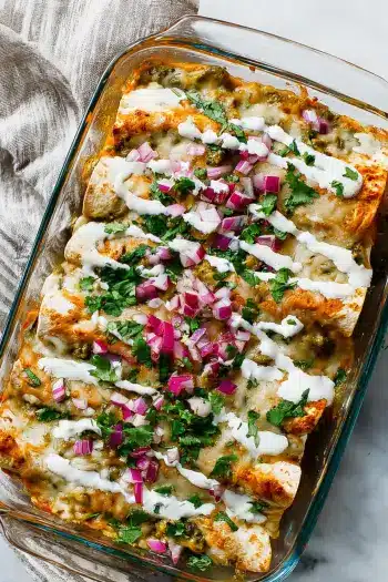Black Bean Sweet Potato Enchiladas