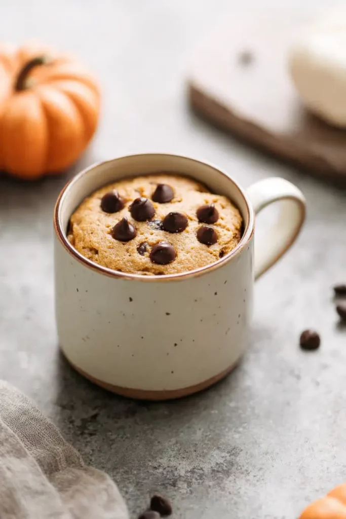 Pumpkin Halloween Mug Cake